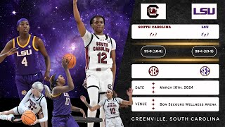 1 South Carolina vs 2 LSU  2024 SEC Tournament Championship  31024 [upl. by Eendys658]