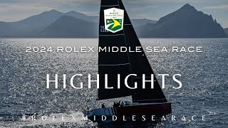 Rolex Middle Sea Race 2024  Highlights [upl. by Charin]