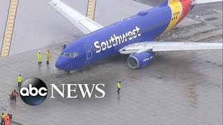 Southwest flights terrifying landing [upl. by Telrahc]