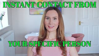 Manifesting instant contact from your specific person [upl. by Idrahs]