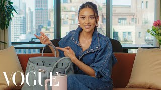 Inside Shay Mitchells Vintage Birkin  In The Bag  Vogue [upl. by Wardieu283]