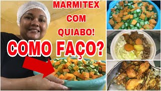 ✅COMO FAÇO MINHAS MARMITEX ALMOÇO COMPLETO PARA AS MARMITAS COMPRAS DO DIA [upl. by Rice]