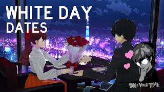 Persona 5 Royal  All White Day Dates ENGLISH [upl. by Aynatan713]