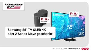 QuickNet  TV 55Zoll Sonos Aktion 2024 [upl. by Nytsuj]