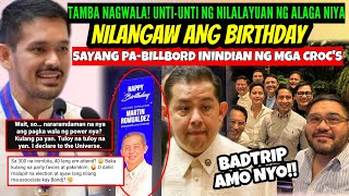 TAMBA INIWAN sa ERE ng mga MAMBABATAS BIRTHDAY NILANGAW GALIT na GALIT DAW DAHIL 40 LANG UMATTEND [upl. by Neenwahs963]