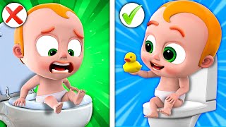 Baby Potty Training Song 🧻💩  Helpful Habits for Baby 🥇  NEW✨ Nursery Rhymes for Kids [upl. by Romonda982]