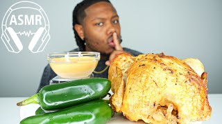 ASMR MUKBANG  Whole Rotisserie Chicken  Sriracha Ranch Sauce [upl. by Bert46]