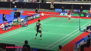 Lee Chong Wei vs Ng Ka Long Nice Camera Angle Highlights [upl. by Leemaj]