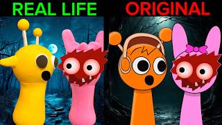 SPRUNKI OF The Best TikTok Video  REAL LIFE vs ORIGINAL [upl. by Adnohsal]