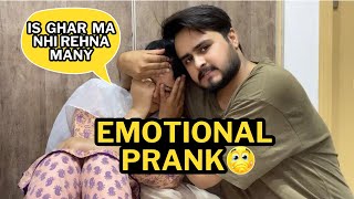 Most Emotional Prank On Husband Gone Wrong  Usama Na Gussa Ma Thapar Mardia Mujhe [upl. by Eahc]