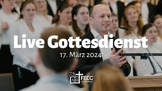 Live Gottesdienst  FECG Cloppenburg  17032024 [upl. by Rehm]