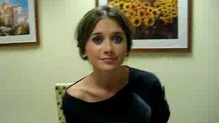 HSMs Olesya Rulin Plays Celebrity Fastball With TWIST [upl. by Anina]