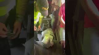 Policía detuvo a pasajero que trasladaba 3 kilos de marihuana en bus intermunicipal en Sabanagrande [upl. by Yanehc]