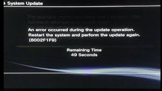 Error 8002F1F9 PS3 4K Resolvido [upl. by Riek]