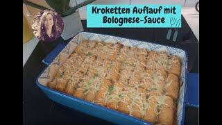 Bolognese Kroketten Auflauf  NEUARTIG und SO LECKER 😋Thermomix TM6  Leckermix TV [upl. by Dyer]