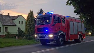 Przejazd alarmowy 339S54 z OSP Jasienica [upl. by Nelyak]