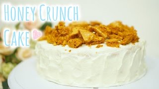 Honey Crunch Chiffon Cake Honeycomb⎜蜜糖脆脆蛋糕 ❤︎ 天使蛋糕  Peachy Bunny Bakes [upl. by Hurlow612]