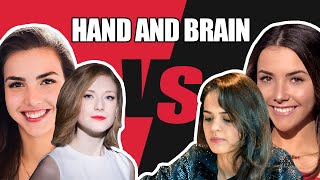 Botez Sisters Anna Chess and Tania Sachdev Hand amp Brain clash [upl. by Elinore]