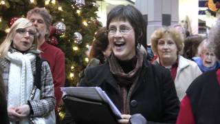 Christmas Flash Mob in Edmonton City Centre Mall Hallelujah Chorus [upl. by Dacie]