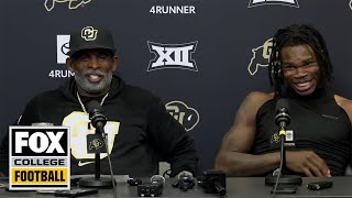 Postgame Interview Deion Sanders and Travis Hunter after Colorados OVERTIME WIN vs Baylor [upl. by Airamat786]