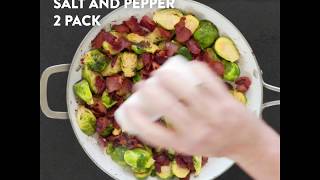 Fresh Recipes Sautéed Bacon Brussels Sprouts [upl. by Collimore]