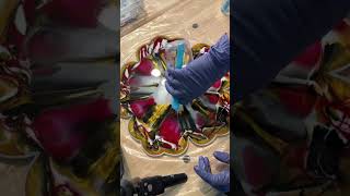 Obsessed 🤩 epoxy epoxyresin resin epoxyresinart resinart resinartist resincrafts resinarts [upl. by Gnohc]