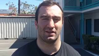 Gassiev in LA quotNo animosity toward Usyk Let the best man win boxing [upl. by Yelir235]