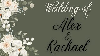 The Wedding Ceremony of Rachael Hackbarth and Alex Ladwig [upl. by Yffat]