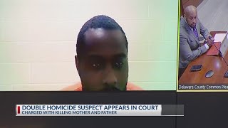 Double homicide suspect appears in court [upl. by Neil828]