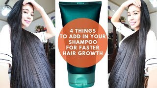 4 Ingredients You Should Add to Your Shampoo for Faster Hair GrowthBeautyklove [upl. by Jariv314]