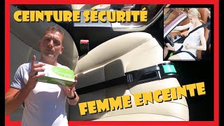 quotTUTOquot ⚠️ Ceinture Sécurité Femme Enceinte🤰🏻❗ [upl. by Genevra]