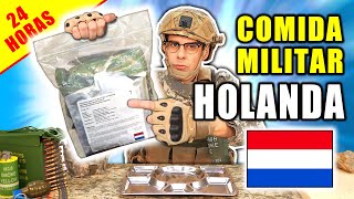 Probando COMIDA MILITAR de HOLANDA PAISES BAJOS  MRE 24 Horas [upl. by Gorges184]