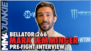 Mark Lemminger Im going to surprise Neiman Gracie if it goes to the ground  Bellator 266 [upl. by Novej]