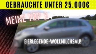 Gebrauchte EAutos unter 25000€ Meine Top 3 [upl. by Runck]