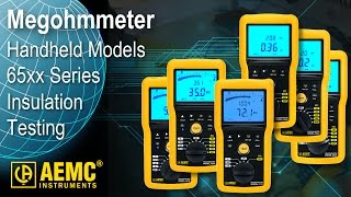 AEMC®  Handheld Megohmmeters  Insulation Testers 6532 Discontinued Replaced by 6526 amp 6534 [upl. by Tri]