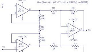 Instrumentation Amplifier ExplainedTamil  EE  Linear Integrated circuits [upl. by Haugen]