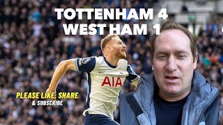 Spurs Blow 💨 West Ham Away Match Reaction tottenham westham thfc spurs premierleague football [upl. by Enisaj541]