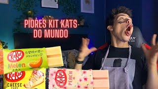 PROVEI os PIORES KIT KATS 🍫 do MUNDO☠️☠️ [upl. by Lashonda]