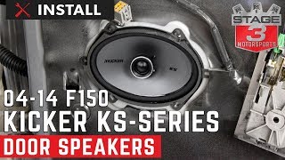 20042014 F150 Kicker KS Series Door Speaker Install [upl. by Eelsha]