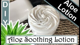 Aloe Vera Soothing Body Lotion🎍 🥒  DIY Lotion Making amp Body Butter [upl. by Evangelina519]