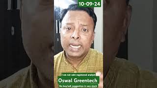 Oswal greentech Just a review multibagger investments pennyshare pennystocks [upl. by Nunci]