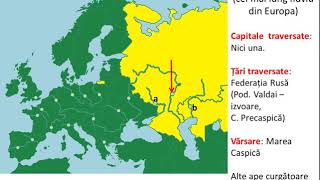 Europa  Râuri  Apele curgătoare țări și capitale traversate  BAC [upl. by Bottali]