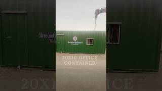 Moveable office banwaye  office container  site office cabin [upl. by Tudor]