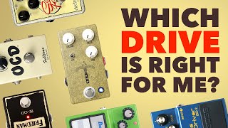 Understand The Types Of Overdrive Pedals On The Market [upl. by Eilahtan]