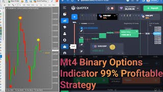 Simple Binary Options Indicator For Mt4  500 Profit Live In Binary Options Indicator mt4 binary [upl. by Adalie808]