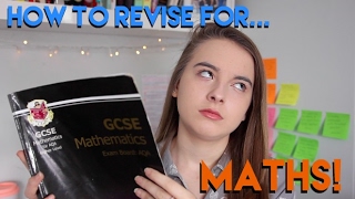 HOW TO REVISE MATHS  GCSE and General Tips and Tricks [upl. by Coulombe]