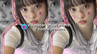 VIDEOSTAR GHOST EFFECT QR CODESPRESETS 👻 [upl. by Azrim233]