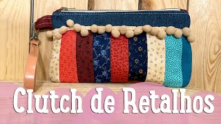 Clutch de Retalhos  Costura Comigo [upl. by Onitram]