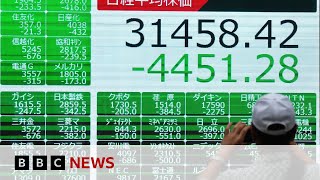 Japan stocks rebound but global markets jittery after share price fall  BBC News [upl. by Shelby]