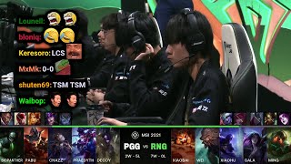 PGG vs RNG  2021 MSI Groups Day 4  Twitch VOD with Chat [upl. by Georgeanne19]